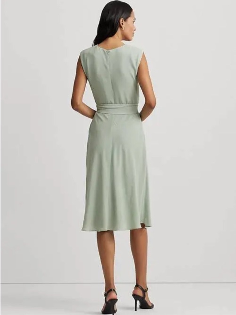 NWT RALPH LAUREN Belted Dress - Picture 2 of 5